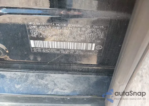 2015 Lexus Gs 350 из США, поврежденный, VIN JTHCE1BL9FA005873